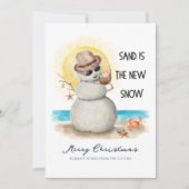 Sandman Tropical Beach Christmas シーズンカード (正面)