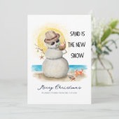 Sandman Tropical Beach Christmas シーズンカード (スタンド正面)