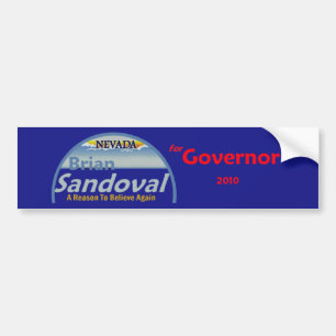 SANDOVAL Gov 2010のバンパーステッカー バンパーステッカー