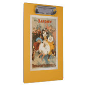 Sandow Trocaderoのボードビルのカーニバルのテーマ クリップボード (右)