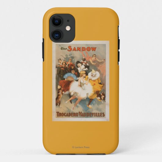 Sandow Trocaderoのボードビルのカーニバルのテーマ Case-Mate iPhoneケース (裏面)