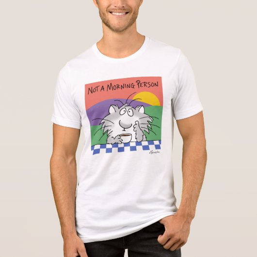 Sandra Boyntonの朝顔ではない トライブレンドTシャツ (正面)