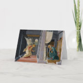 Sandro Botticelliによる受胎告知 カード (正面)