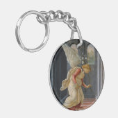 Sandro Botticelliによる受胎告知 キーホルダー (正面左)