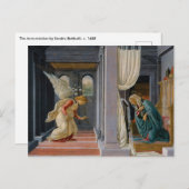 Sandro Botticelliによる受胎告知 ポストカード (正面/裏面)