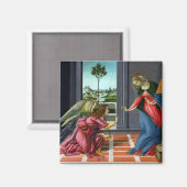 Sandro Botticelliによる受胎告知 マグネット (正面/裏面)