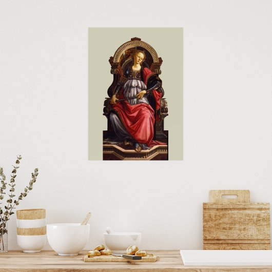 Sandro Botticelliルネッサンス・アートによる不屈の精神 ポスター (キッチン)