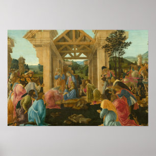 Sandro Botticelli – マグィ崇拝 ポスター