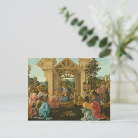 Sandro Botticelli – マグィ崇拝 ポストカード (スタンド正面)