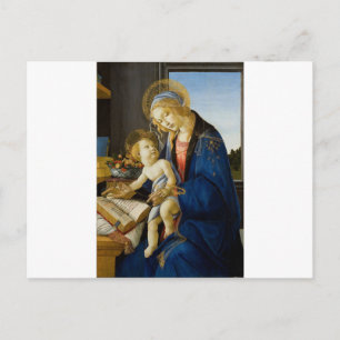 Sandro Botticelli -ヴァージンと子 ポストカード