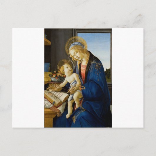 Sandro Botticelli -ヴァージンと子 ポストカード (正面)