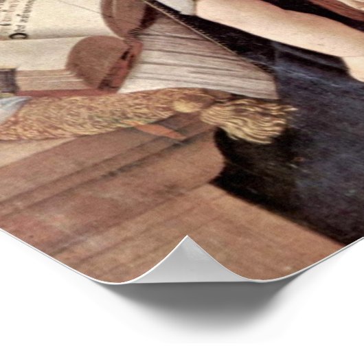 Sandro Botticelli – 本のマドンナ ポスター (角)