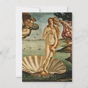 Sandro Botticelli – 金星の誕生 サンキューカード