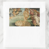 Sandro Botticelli – 金星の誕生 長方形シール (バッグ)
