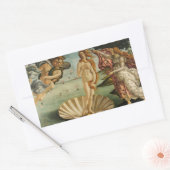 Sandro Botticelli – 金星の誕生 長方形シール (封筒)