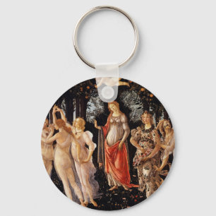 Sandro Botticelli Primavera Fine Art キーホルダー