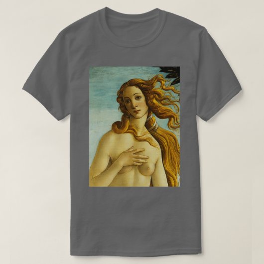 Sandro Botticelli quotVenusquot 3誕生 Tシャツ (デザイン正面)