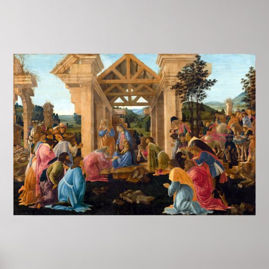 Sandro Botticelli The Adoration of the Magi ポスター (正面)