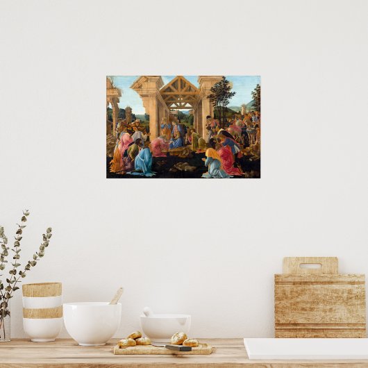 Sandro Botticelli The Adoration of the Magi ポスター (キッチン)