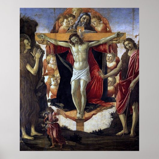 Sandro Botticelli - The Holy Trinity ポスター (正面)