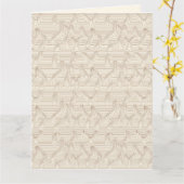 Sands of Motion OP Art カード (黄色い花)