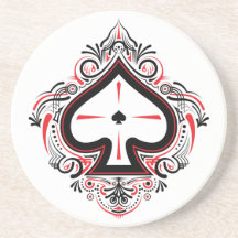 Sandstone Coaster —スペード