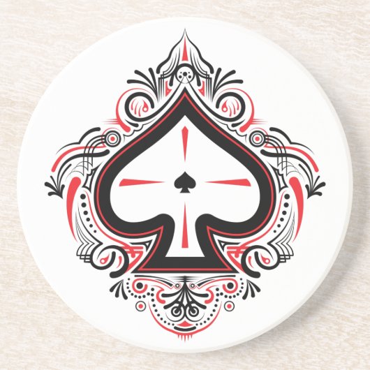 Sandstone Coaster —スペード コースター (正面)