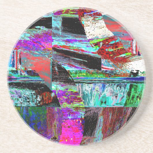 Sandstone Coaster – Neon Pulse コースター (正面)