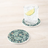 SANDSTONE COASTER : WILLIAM MORRIS : FLORAL DESIGN コースター (側面)