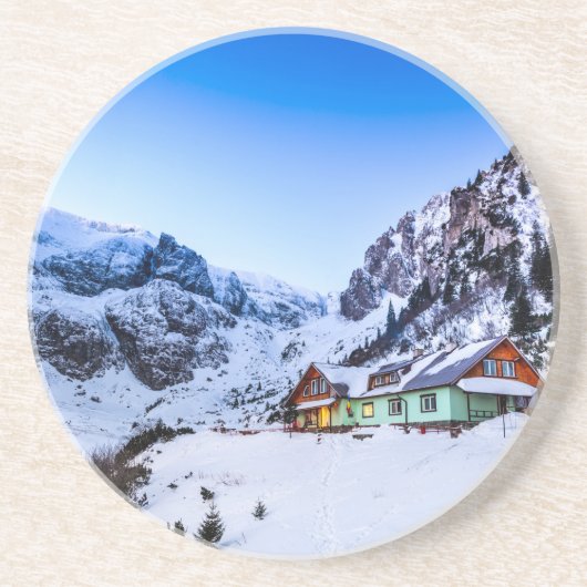 Sandstone Drink Coaster Malaiesti, Bucegi コースター (正面)