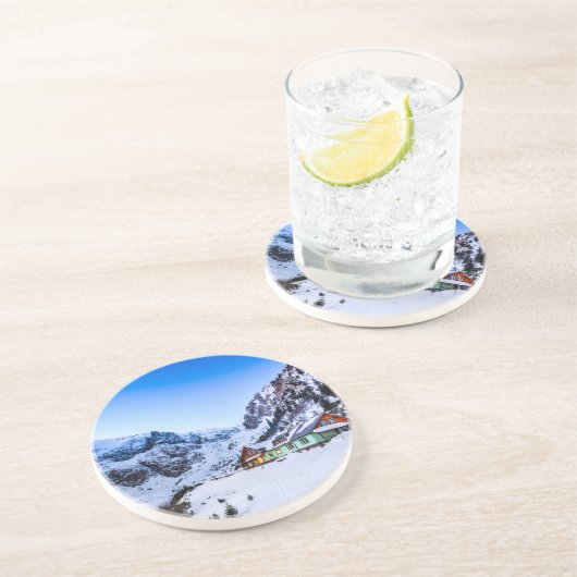 Sandstone Drink Coaster Malaiesti, Bucegi コースター (側面)