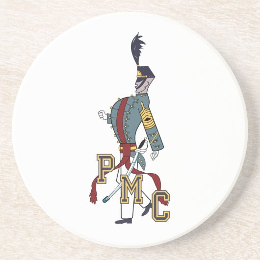 * Sandstone Drink Coaster w/Cadetロゴ誇りを持った付き コースター (正面)