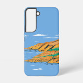 Sandstone falls samsung galaxyケース (裏面)
