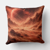 Sandstorm on Orange Planet クッション (裏面)