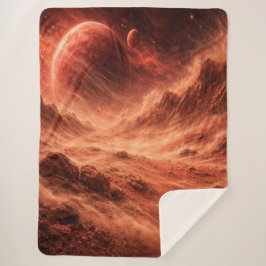 Sandstorm on Orange Planet シェルパブランケット