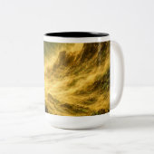 Sandstorm on Yellow Planet ツートーンマグカップ (正面右)