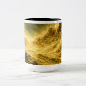 Sandstorm on Yellow Planet ツートーンマグカップ (中央)