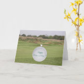 Sandtrappedの幸せな父の日カード カード (黄色い花)