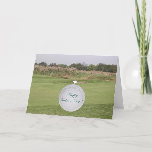 Sandtrappedの幸せな父の日カード カード (正面)