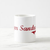 Sandusky上部のオハイオ州のクラシックなデザイン コーヒーマグカップ (中央)