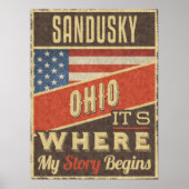 Sandusky Ohio ポスター (正面)