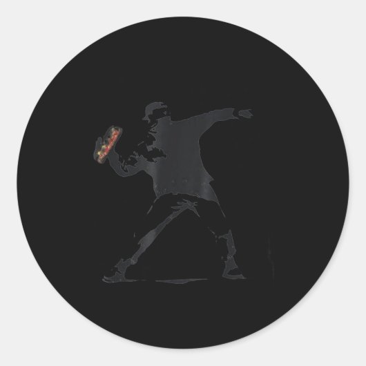 Sandwich Guy, Sandwich Thrower Guy  ラウンドシール (正面)