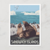 Sandwich Islands Vintage Travel  ポストカード (正面)