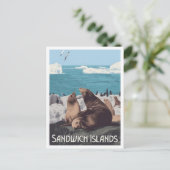 Sandwich Islands Vintage Travel  ポストカード (スタンド正面)