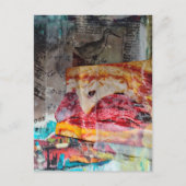 sandwich junk journal Mixed Media Collage ポストカード (正面)
