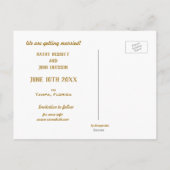 Sandyビーチ写真の保存日付 案内ポストカード (裏面)