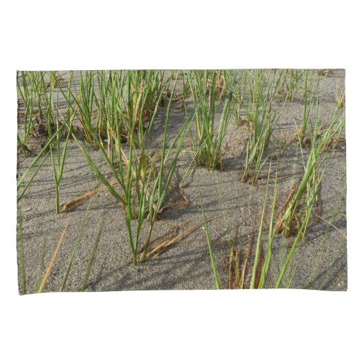 Sandy Beach and Fragile Reeds Pillow Case 枕カバー (正面右)