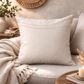 Sandy Champagne Waves Throw Pillow クッション