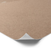 Sandy coast with rocks, beige minimalist aesthetic ポスター (角)