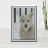 *Sandy Dog – すぐに元気になる カード (正面)